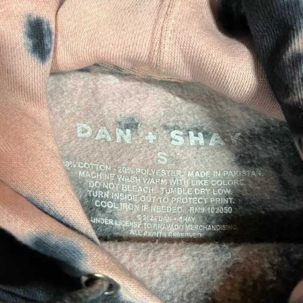 Dan +‎ Shay 2021 Arena Tour Pullover Hoodie The Dye Adult Sz S New